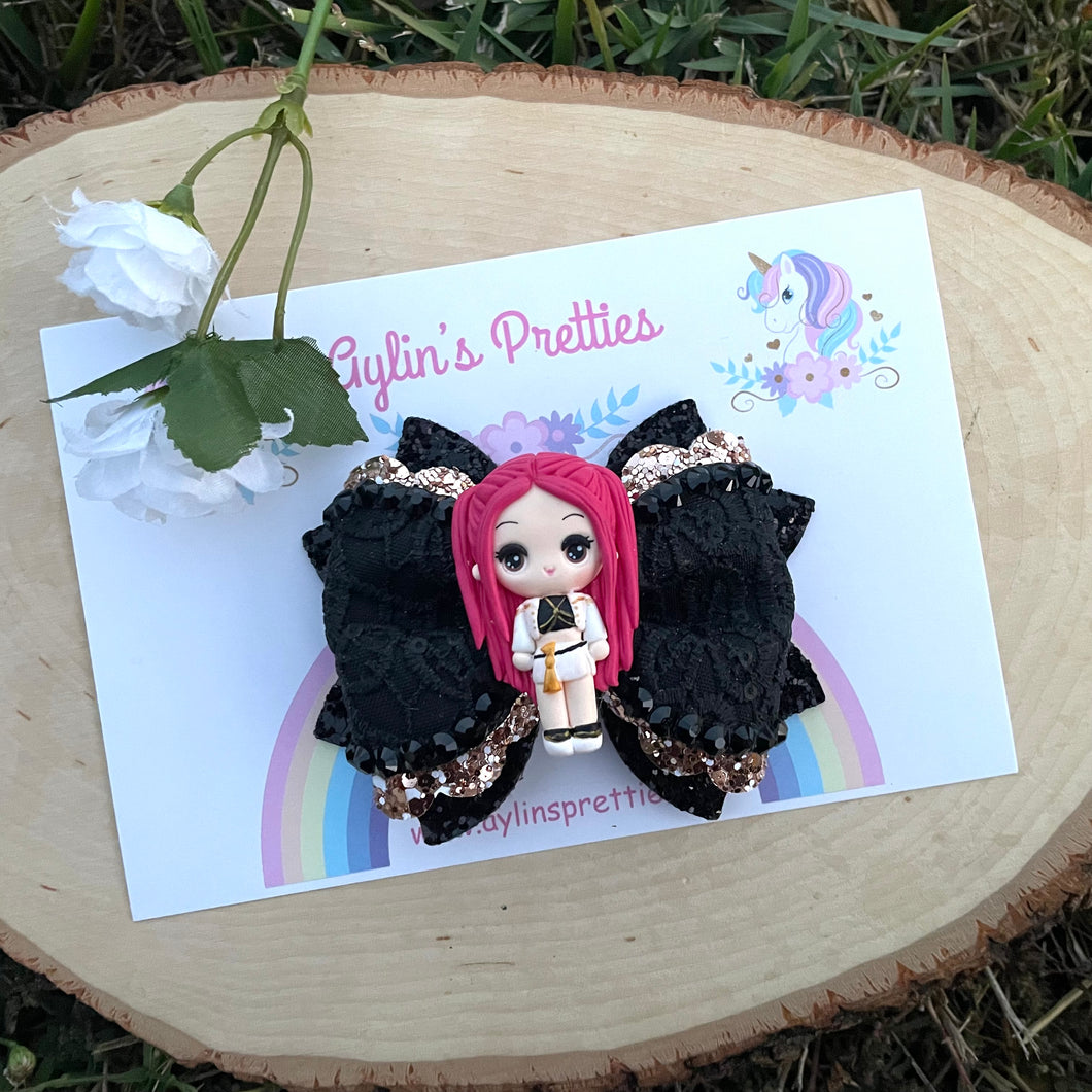 Demon Hunters Pink Hair Girl White Outfit