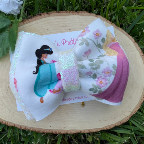 Lamp/Sleeping Princess Ball Puff Double Bow