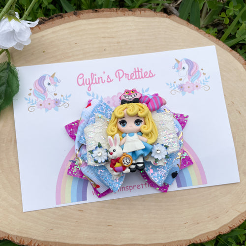 Wonderland Girl Ribbon Bow