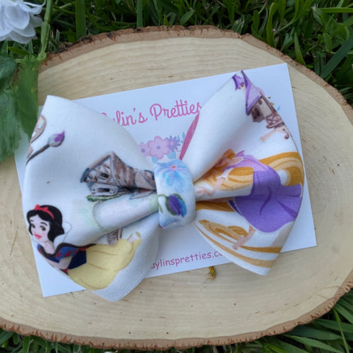 Long Hair/Apple Princess Ball Puff Bow