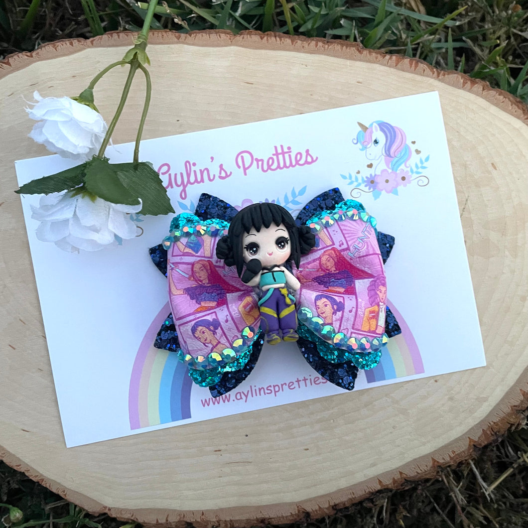 Demon Hunters Black Hair Girl