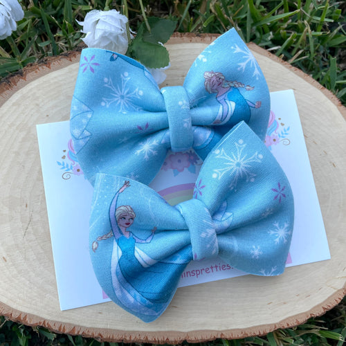 Ice Princess Puff Piggie Bows 1