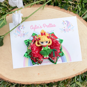Girl Mean One Tulle  Ribbon Bow