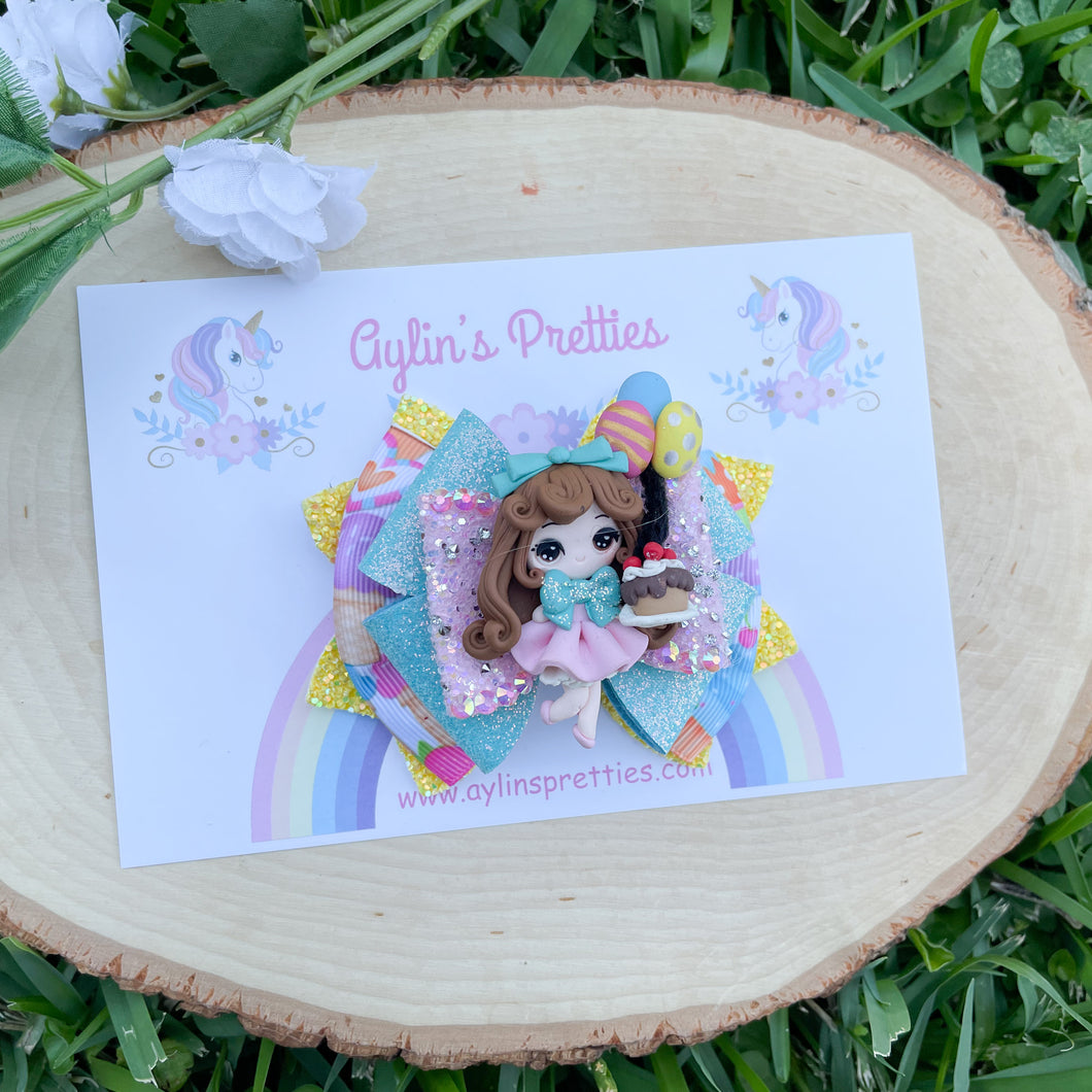 Birthday Girl Ribbon Bow