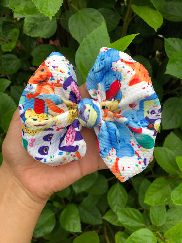 Word Party Fabric Big Bow
