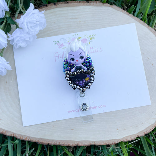 Evil Mermaid Queen Badge Reel