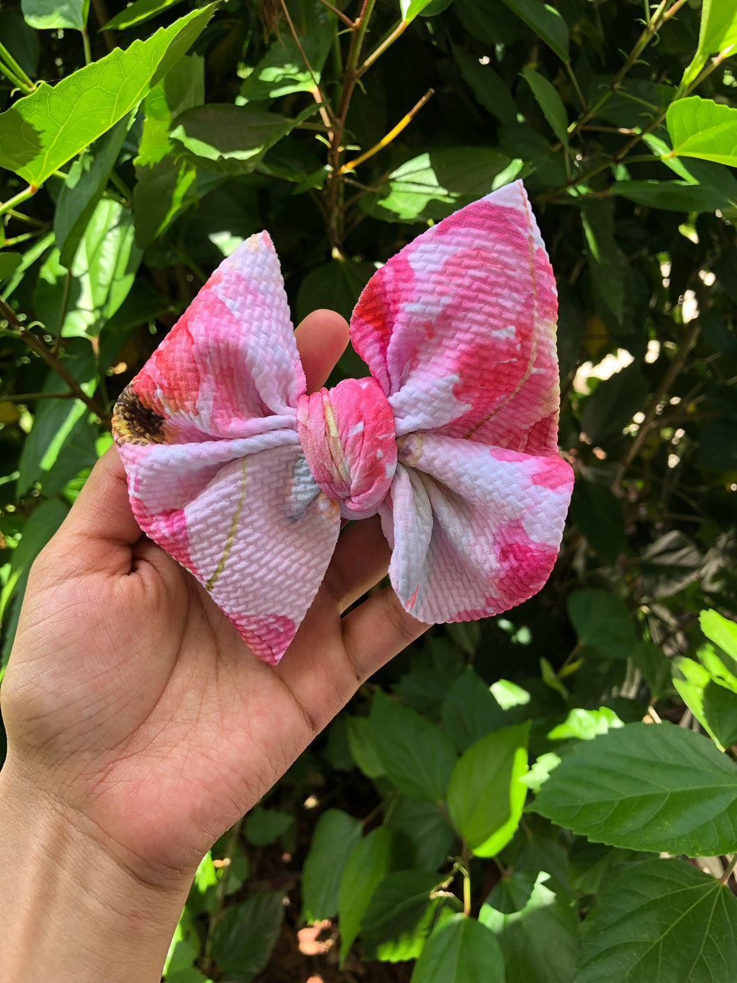 Summer Floral Big Bow