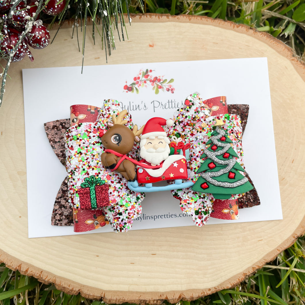 Santa and Reindeer