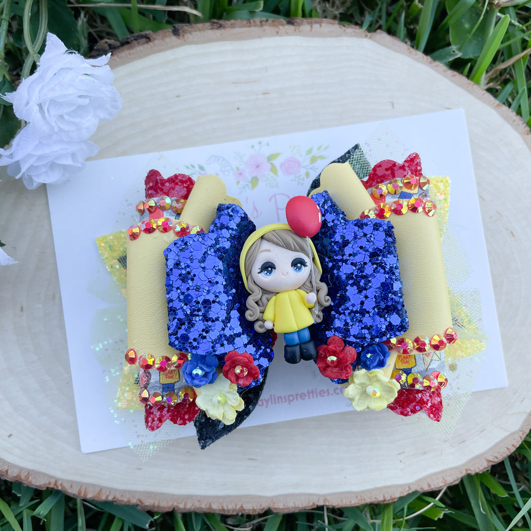 Balloon Girl with Tulle Bow