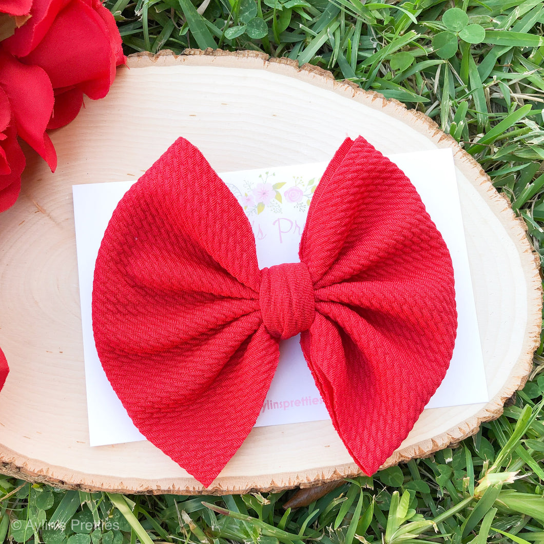 Red Big Bow
