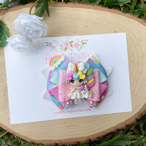 Girl Holding Unicorn