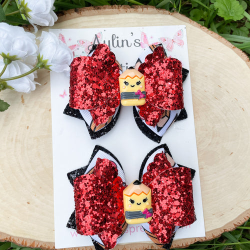 Pencil Ribbon Bow