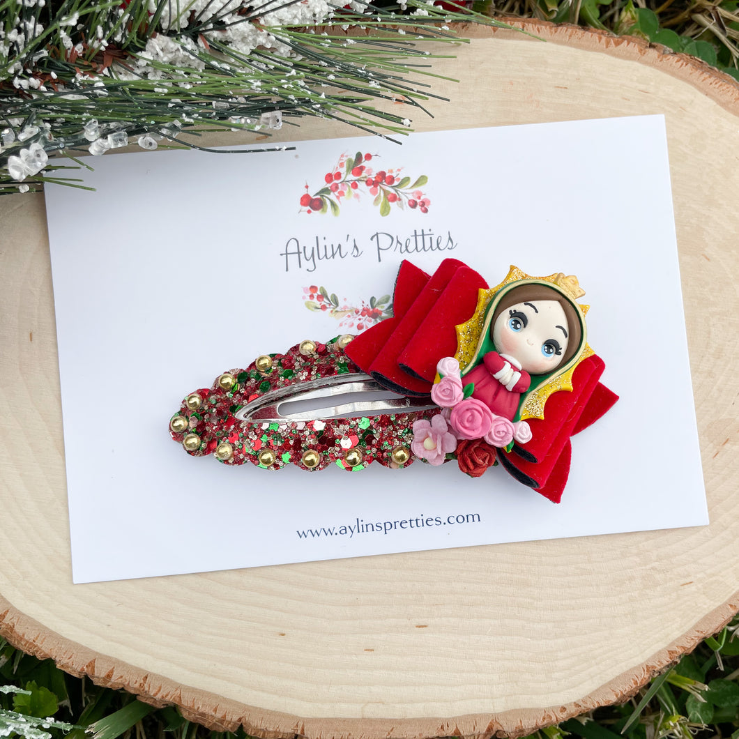 Virgencita Snap Clip