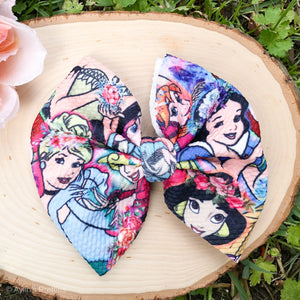 Big scale Princesses Fabric Bow
