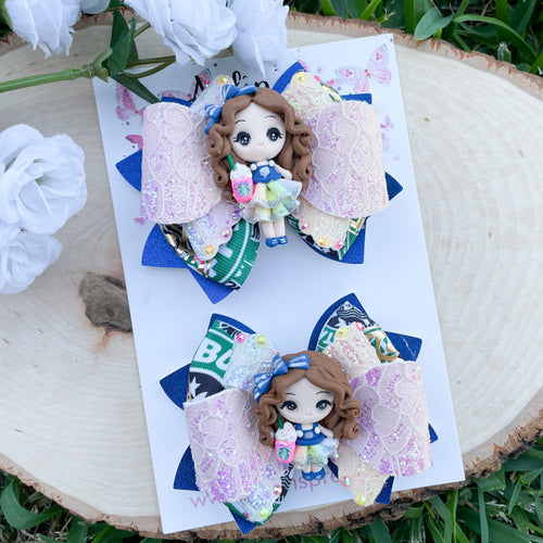 Starbucks Girl Ribbon Piggies