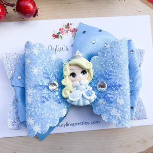 Winter Princess  Ribbon Bow