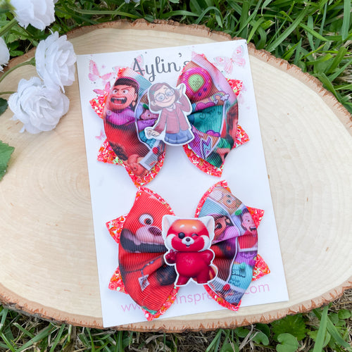 Big Panda Ribbon Bows