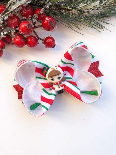 Snow Girl Ribbon Bow