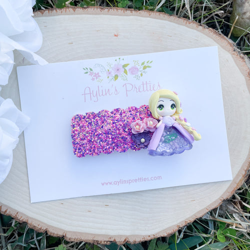 Long Hair Princess Shaker Clip