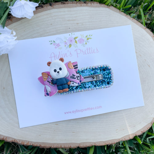 White Face Bear Clip