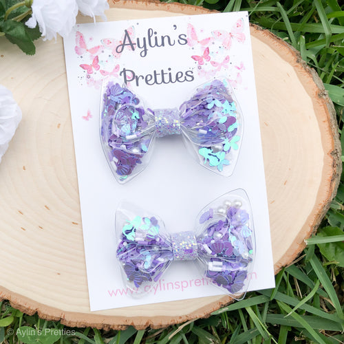 Purple Mermaid Piggies