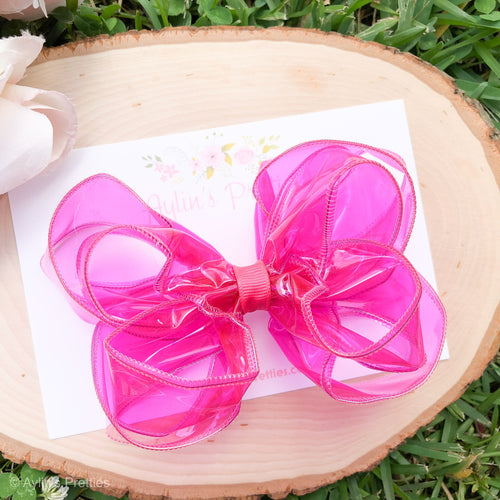 Hot Pink Ribbon Bow