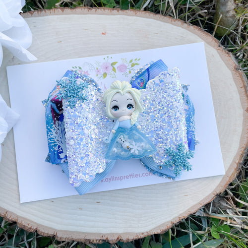 Blonde Hair Ice Princess Ribbon Shaker