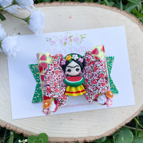 Watermelon Unibrow Girl