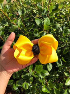 Bumble bee yellow Bow