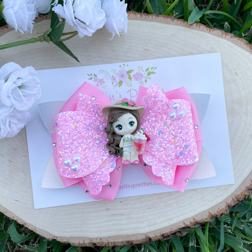 Red Shake Girl Ribbon Bow