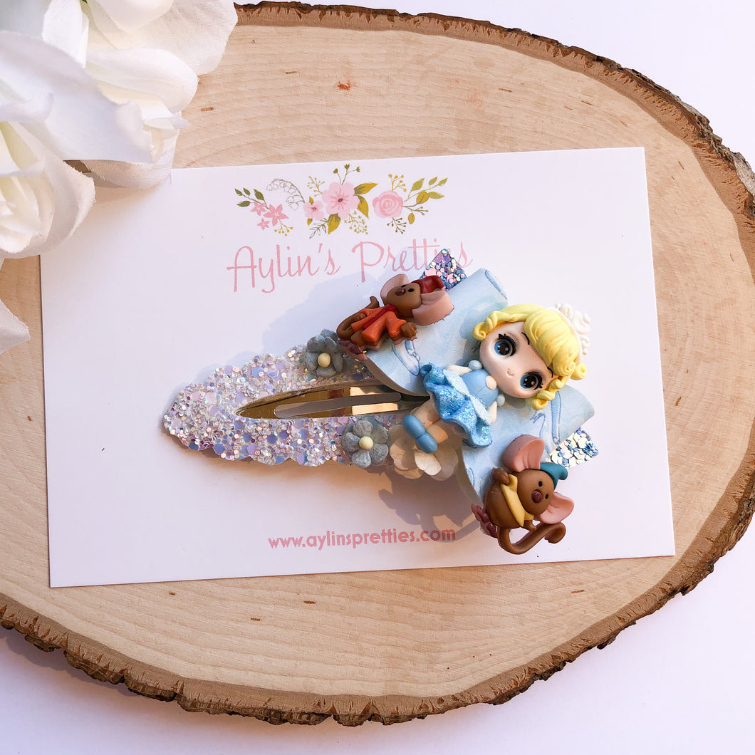 Glass Slipper Princess Clip