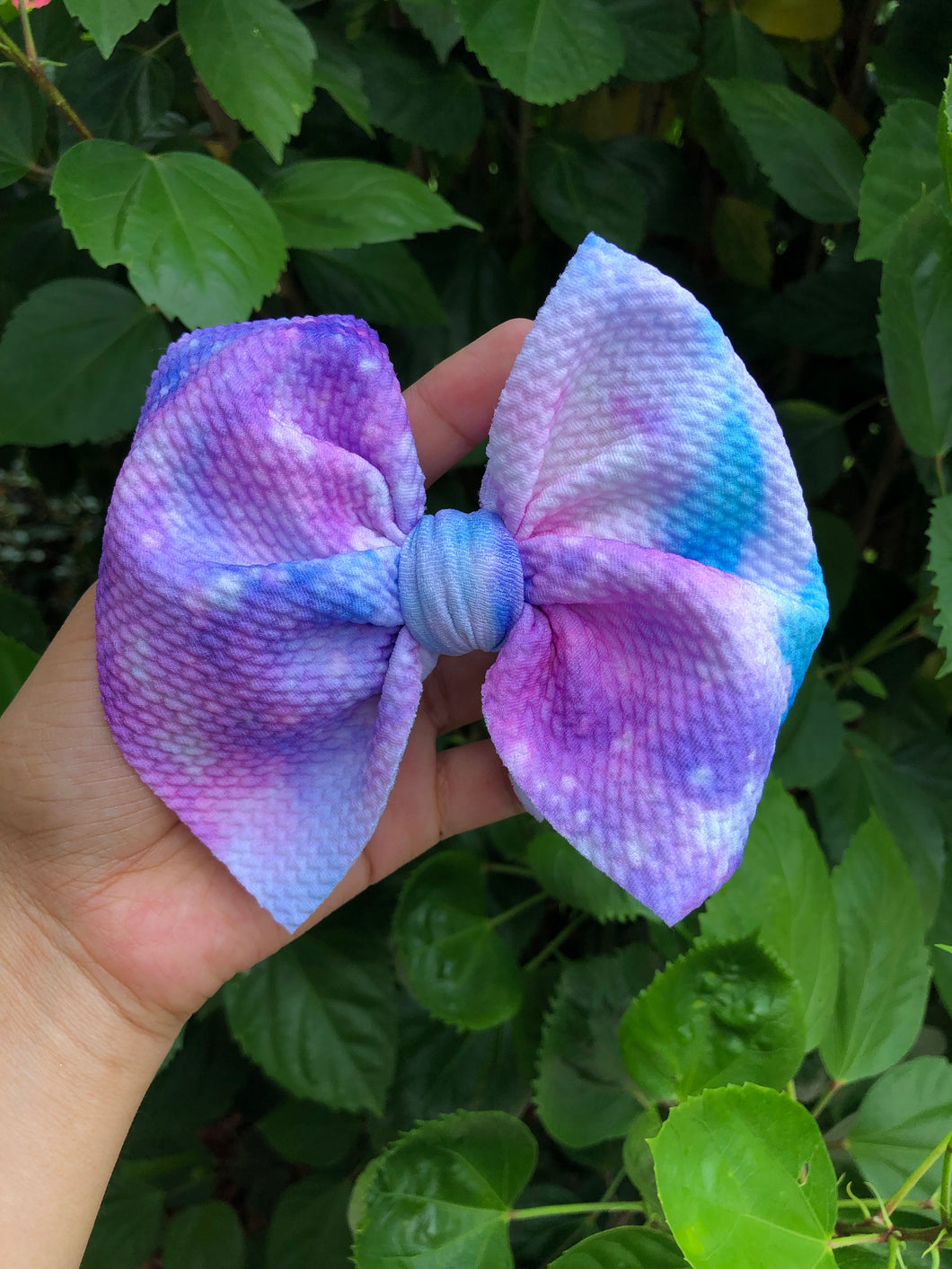 Galaxy Fabric Bow