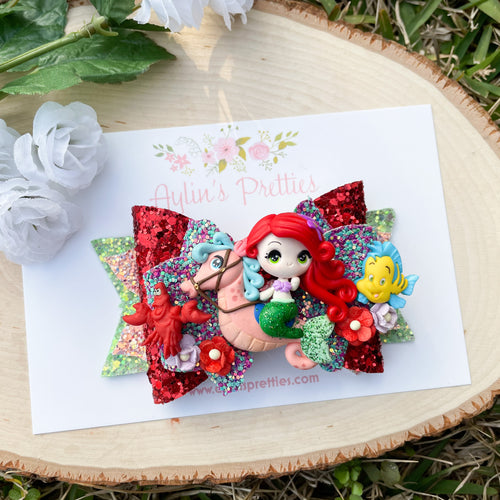 Mermaid Princess on Seahorse