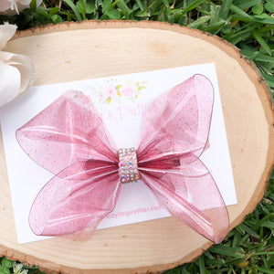 Mauve Ribbon Bow