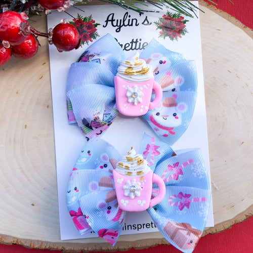 Coffee ribbon Piggie Set