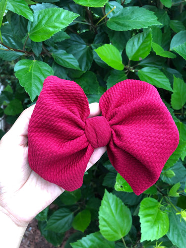 Burgundy Bow