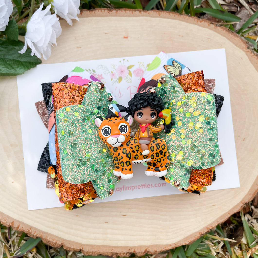 Animal Enchanted Boy Ribbon Bow
