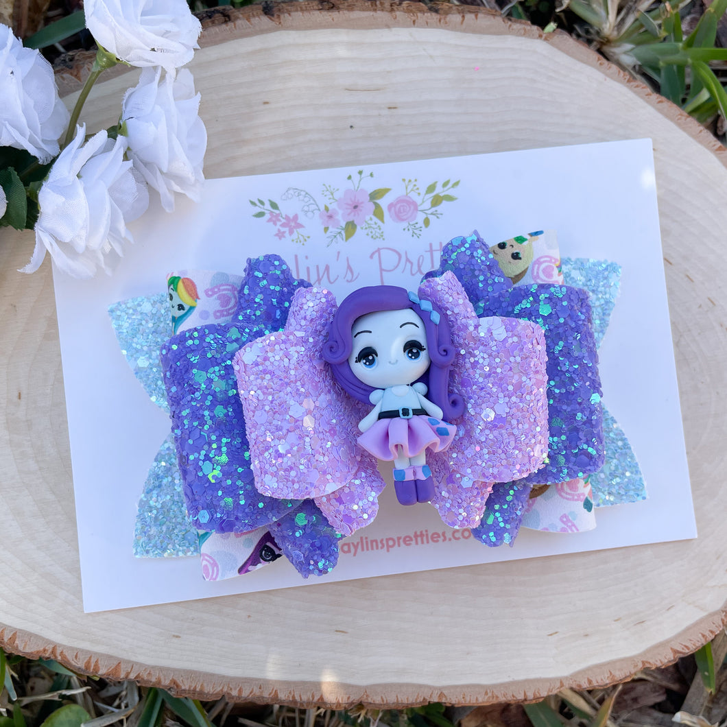 Purple Hair Pony Girl