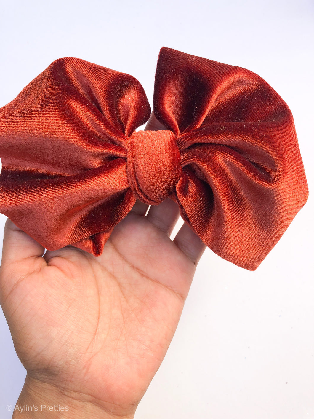 Velvet Rust  Big Bow