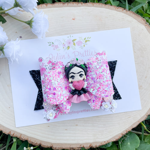 Heart Unibrow Girl