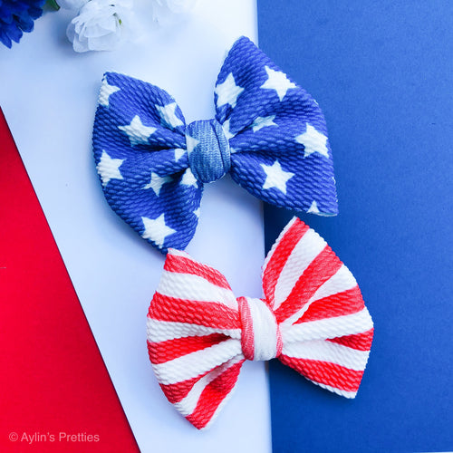 Stars & Stripes Fabric Piggies