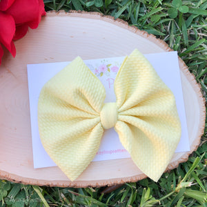 Yellow Big Bow