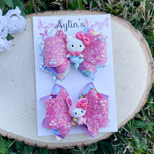 Kitty Friends Ribbon Bows