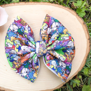 Baby Friends Fabric Bow