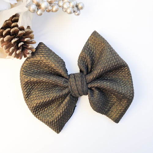 Black/Gold Big Bow
