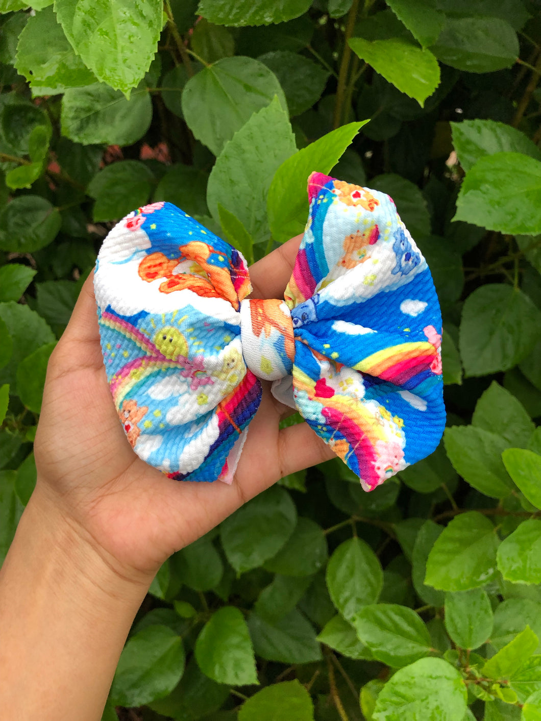 Cloud Care Bears Big Fabric Bow