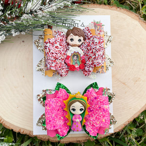 Juan Diego and Pink Virgencita
