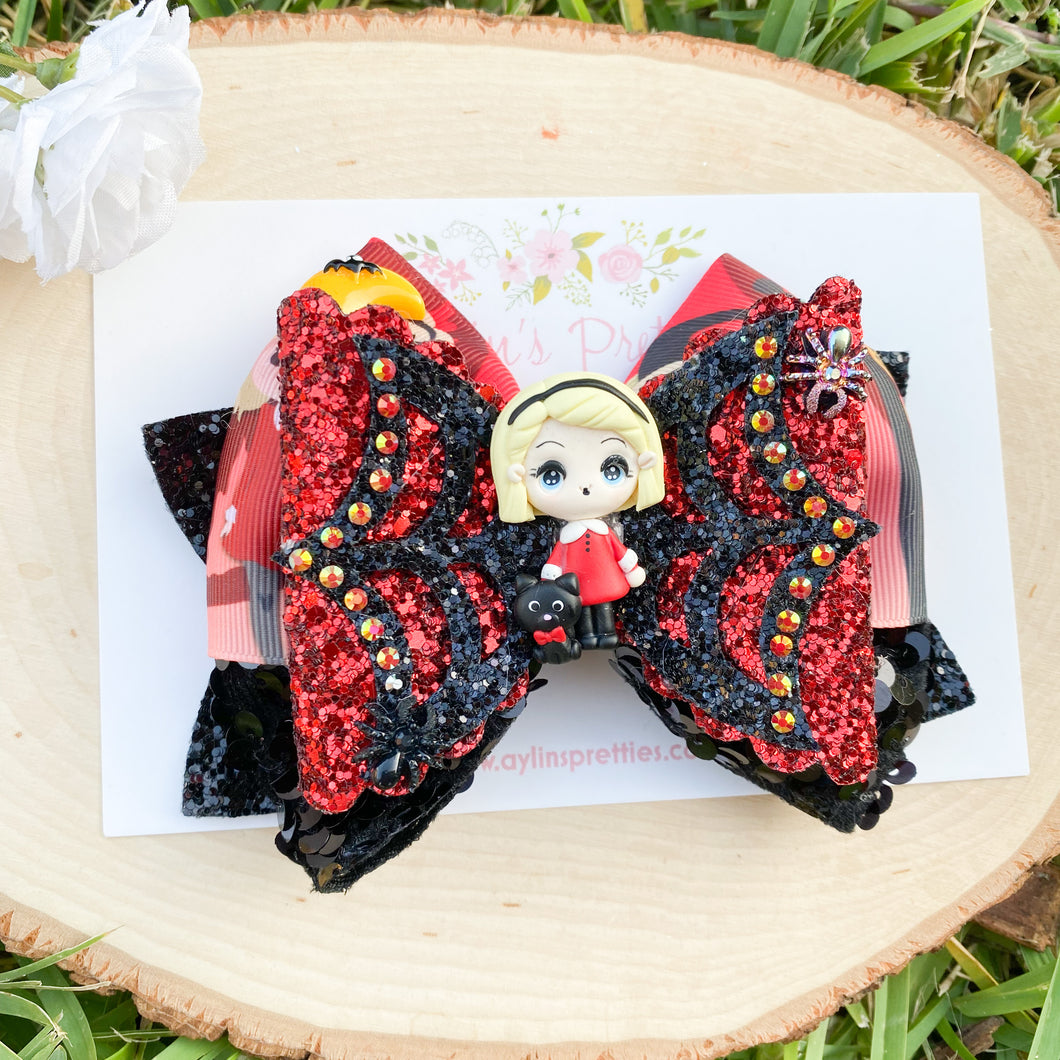 TV Show Witch Ribbon Bow