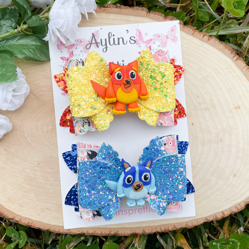 Blue and Orange Dogs