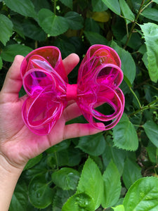 Pink Ribbon Jelly Bow